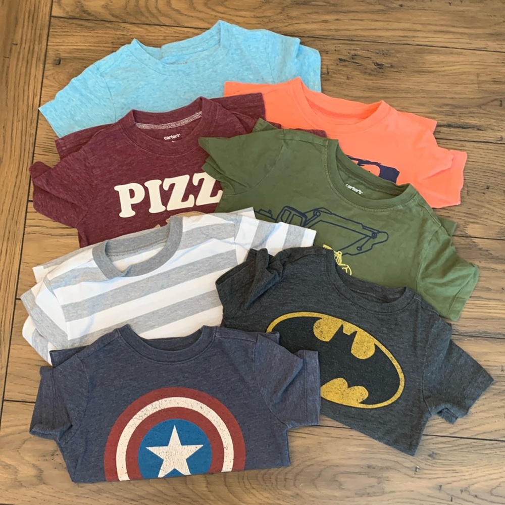 Boys 3T t-shirts lot of 7.